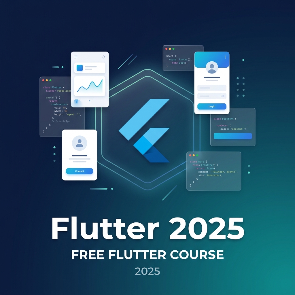 Free Flutter Course 2025 – Build Real-World Apps with Source Code